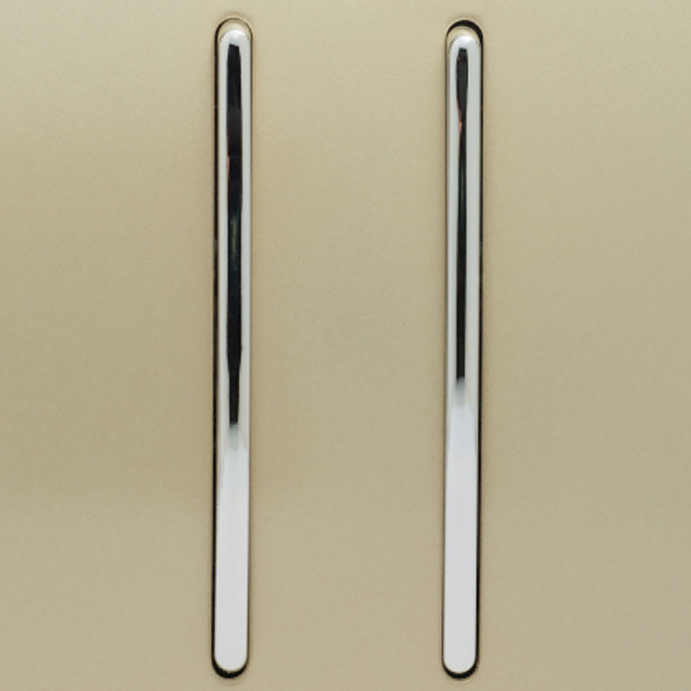 Trendi Switch 2 Gang 10amp Champagne Gold Rocker Light Switch Image 2