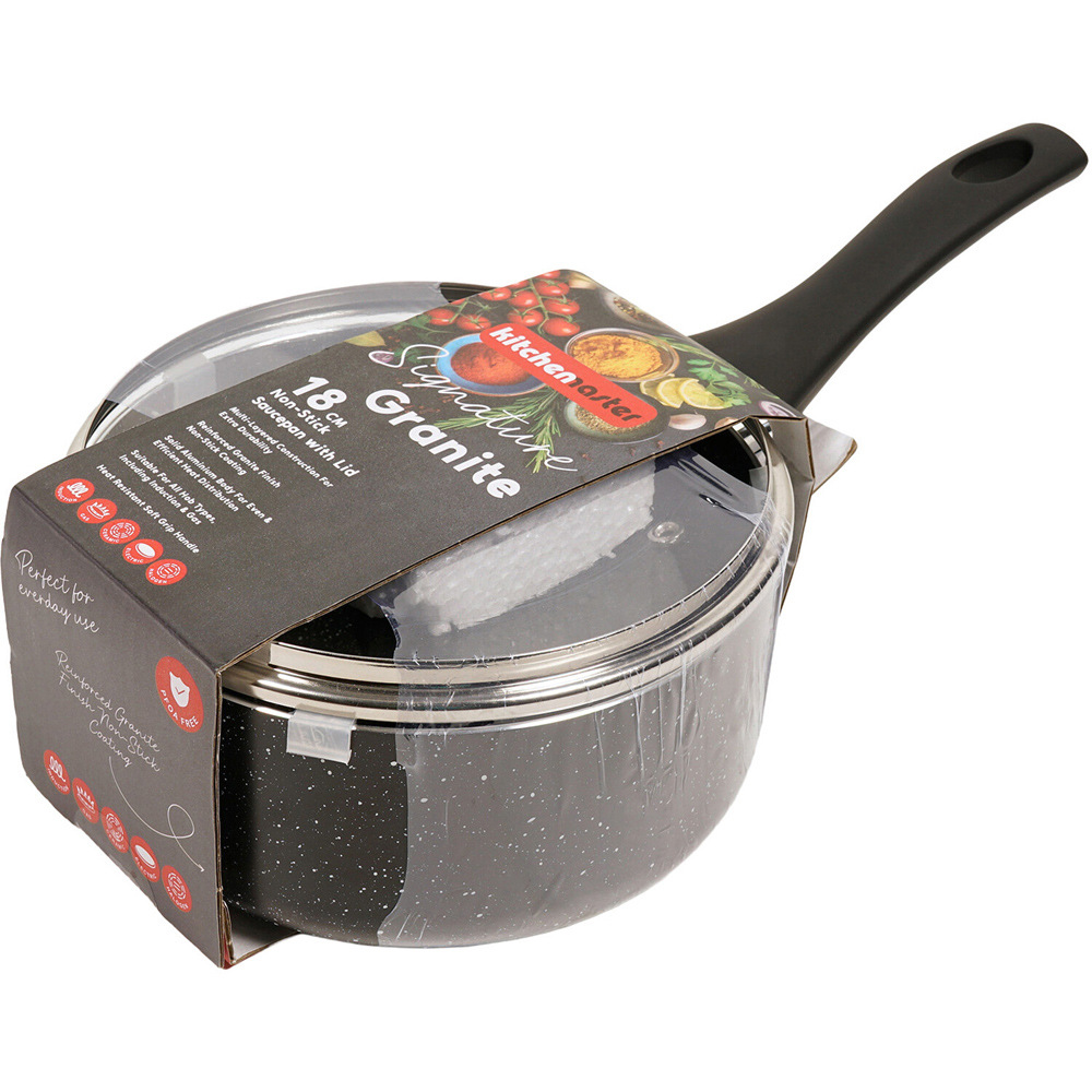 Signature Granite Sauce Pan 18cm w. Lid Image 2