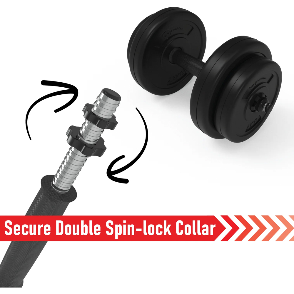 Body Revolution Vinyl Dumbbell Set 40kg Image 3