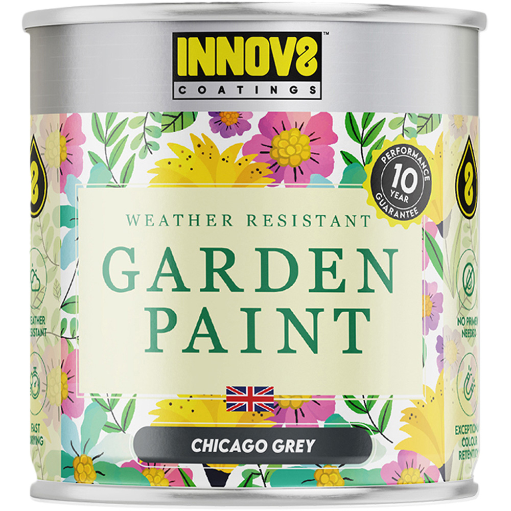Innov8 Coatings Chicago Grey Garden Paint 750ml Image 2