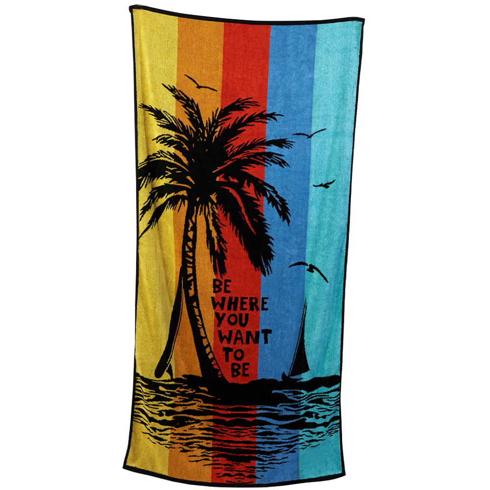 Rapport Home Palm Tree Beach Towel Image 1