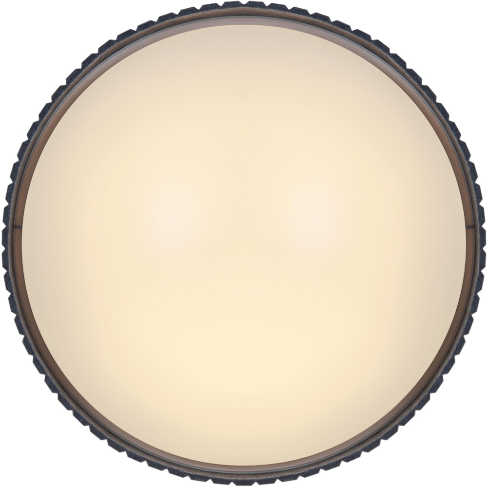 Nordlux Corato Grey Round Flush Mount Ceiling Light Image 2