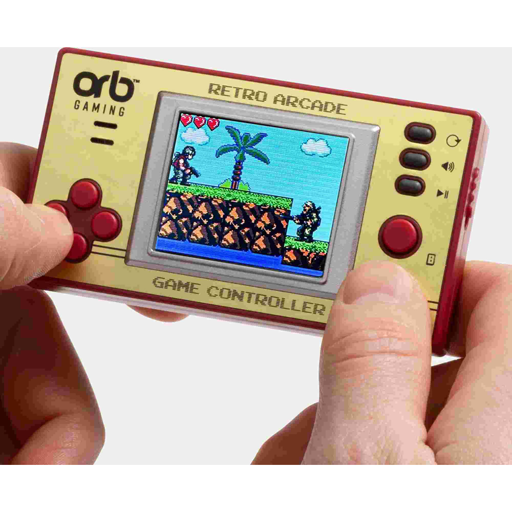 Thumbs Up Orb 150 Games Gold Retro Mini Handheld Gaming Console Image 2