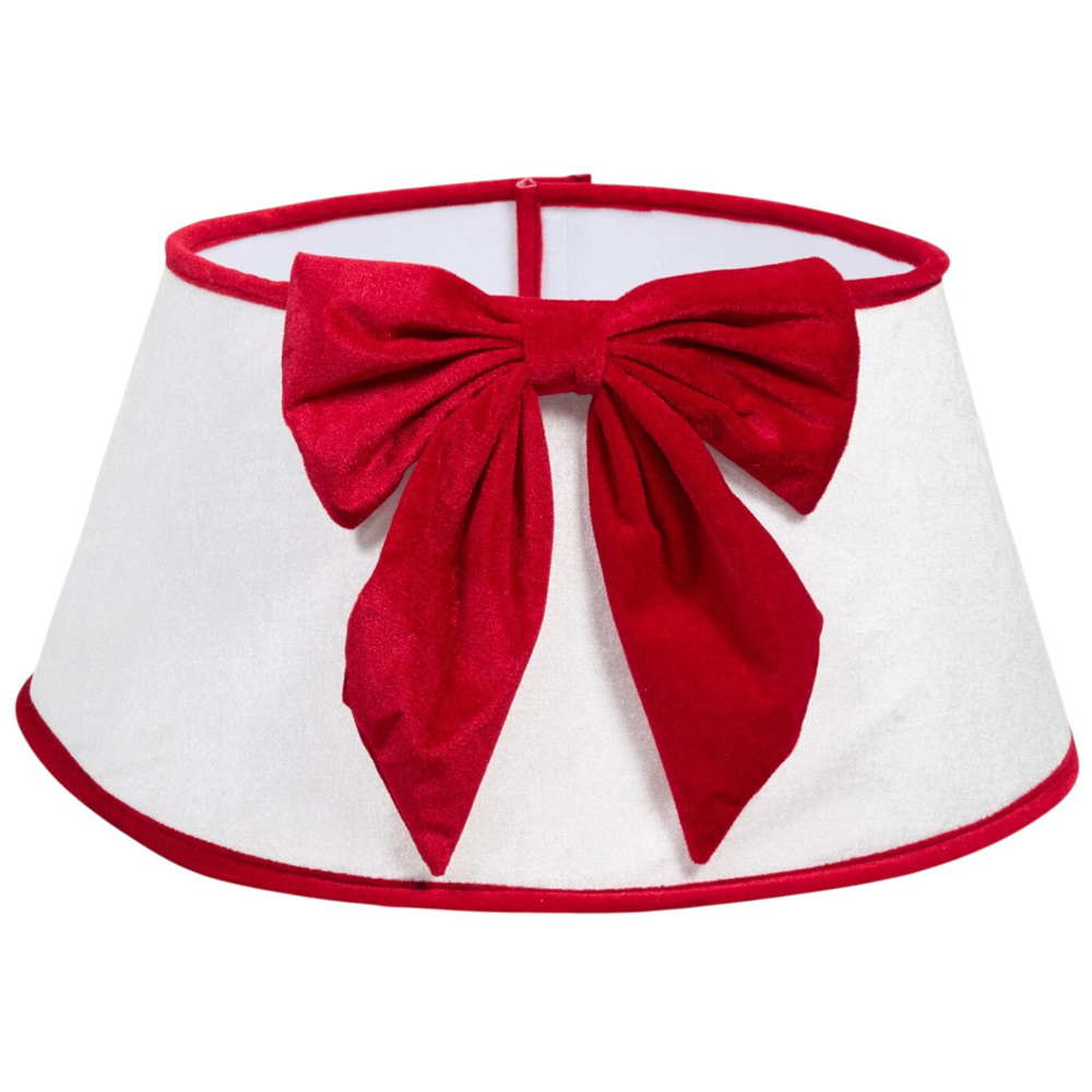 Red Bow Tree Skirt Image 1