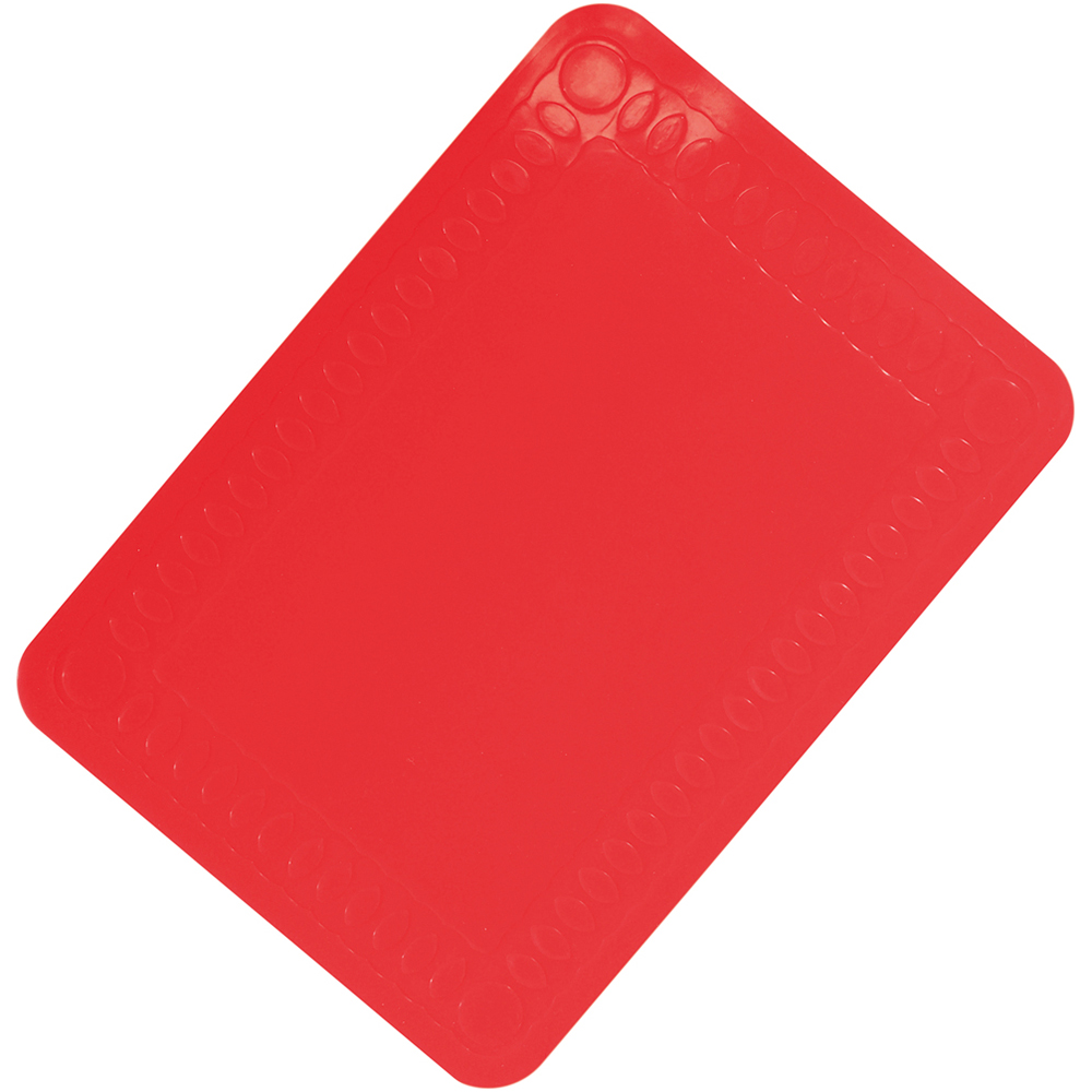 Aidapt Red Anti Slip Silicone Table Mat 25 x 18cm Image 1