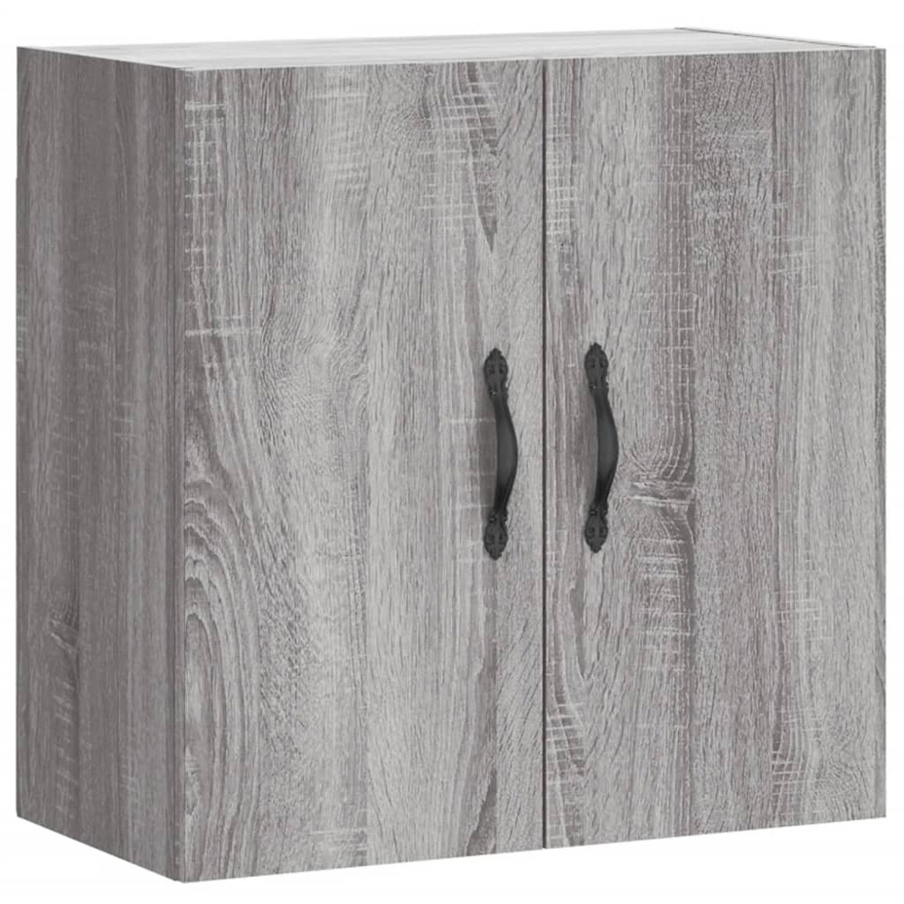 vidaXL 2 Door Grey Sonoma Oak Wall Cabinet Image 2