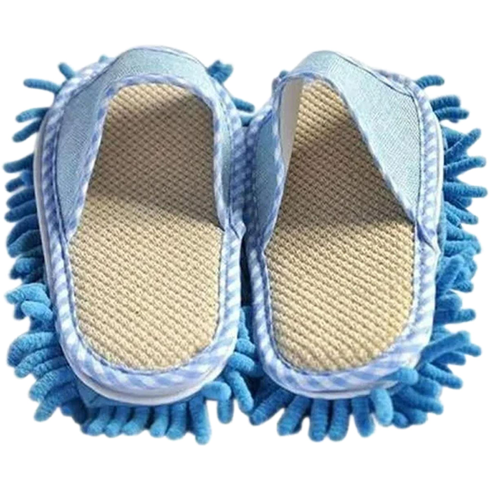 Haven Blue Microfiber Chenille Flexible and Elastic Mop Shoe Image 3