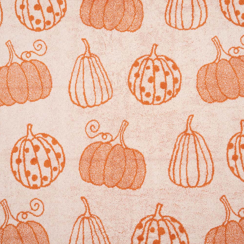 Boho Pumpkin Towel Orange Hand Towel Image 4