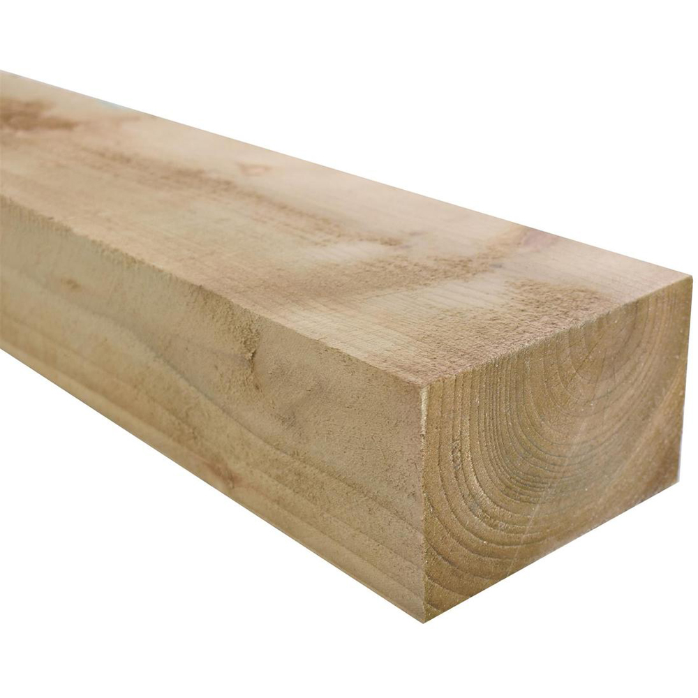 Snowdon Timber Garden Treated Wooden Sleeper 150mm x 1.2m 5 Pack Image 2