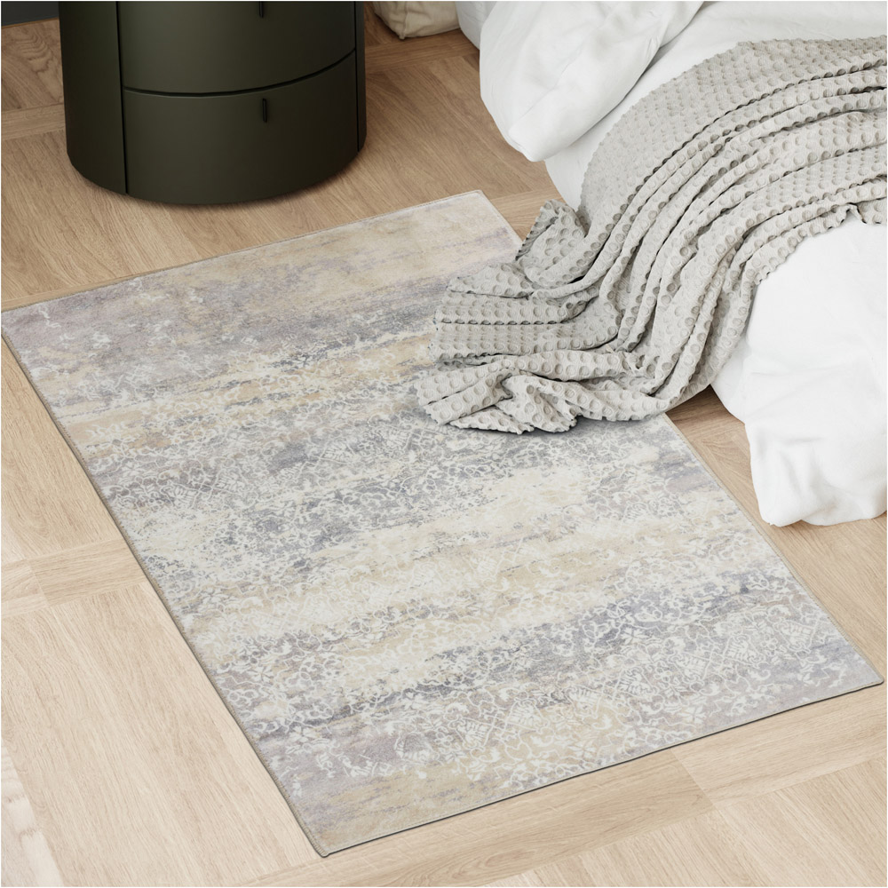 tectake Dalia Non Slip Washable Rug 150 x 80 x 0.6cm Image 2