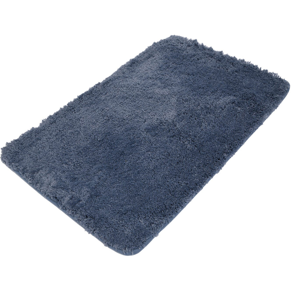 Deluxe Microfibre Bath Mat - Slate Blue Image