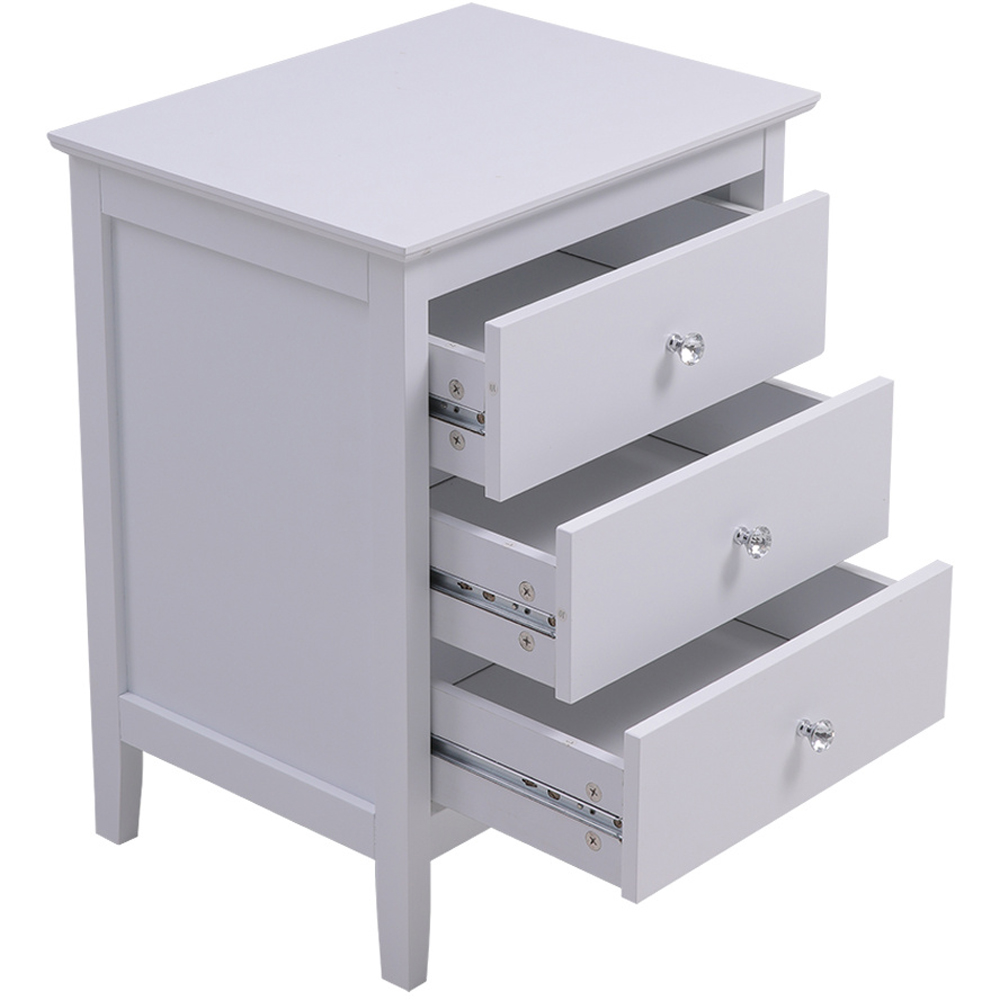 H&O Direct 3 Drawers Storage Cabinet Image 3