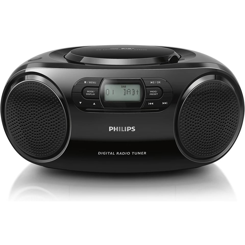 Philips AZB500-12 Portable Stereo System Digital CD Player Sound Machine Image 2