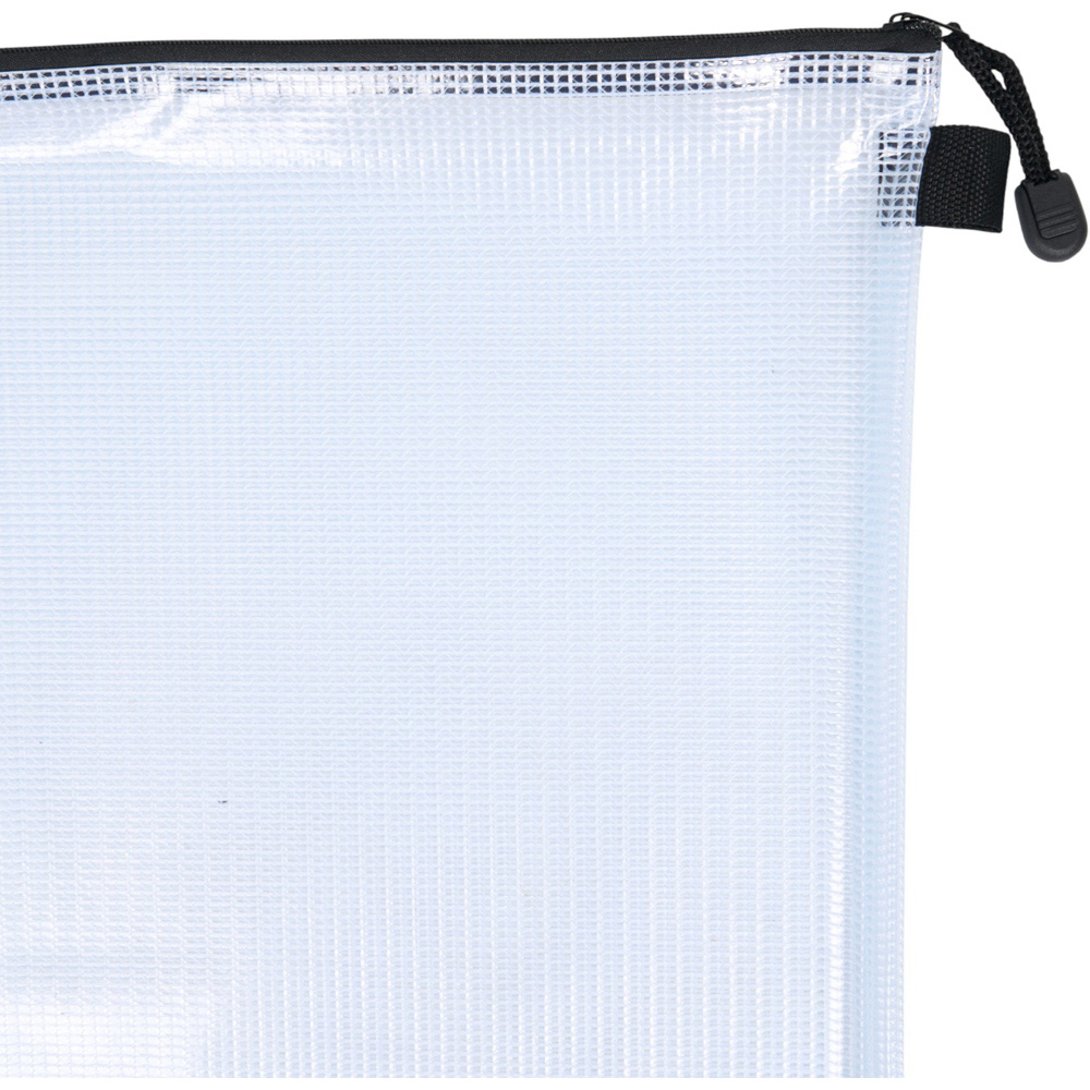 Pack of 5 Zipper Pouches A3 - Clear Image 3