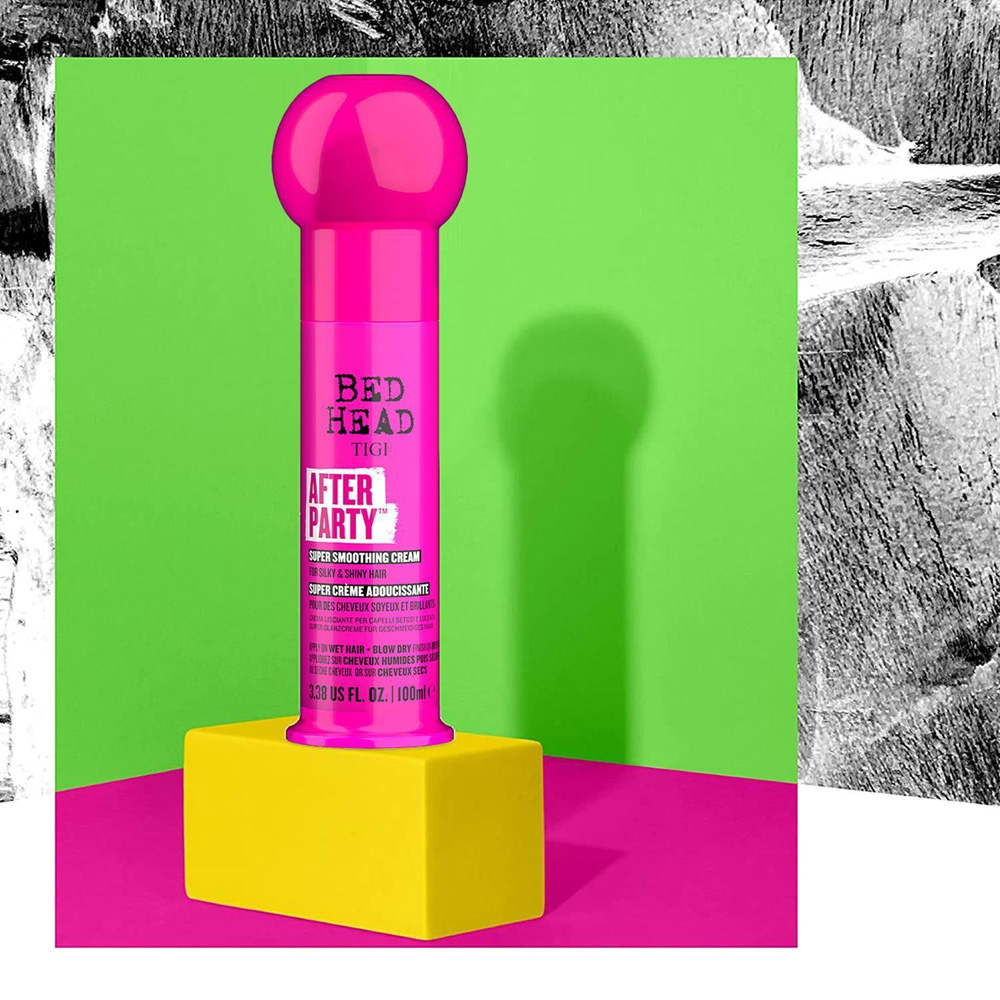 TIGI Bed Head After Party Shiny Frizz-Free Styling Smoothing Cream 100ml 3 Pack Image 2