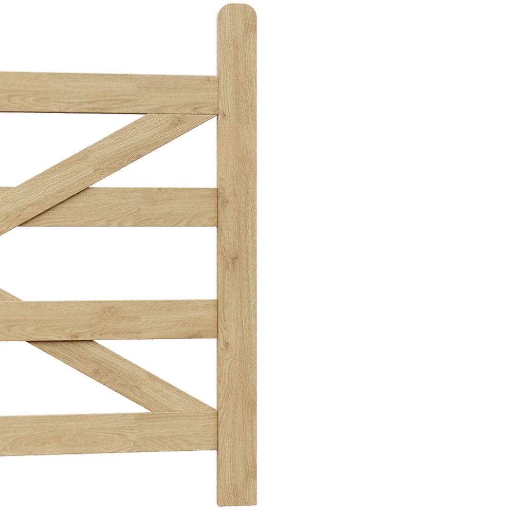 Living and Home Wooden Garden Gate 2.9 x 3.9ft Image 4