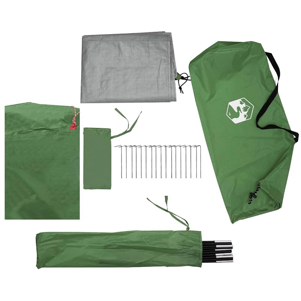 Walplus 8 Person Waterproof Tipi Family Tent Green Image 6