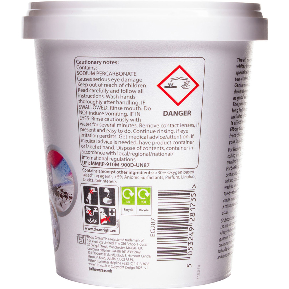 Elbow Grease Oxi Stain Remover for Whites Image 2