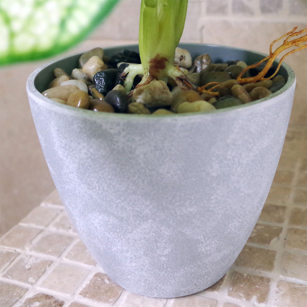 Leaf Taro Artificial House Plant in Decorative Planter 40cm Image 5