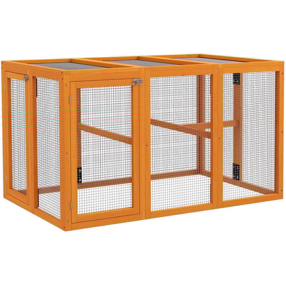 PawHut Wooden Combinable Chicken Coop Image 1