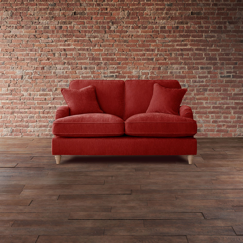 The Vienna 2 Seater Apricot Sofa Image 6