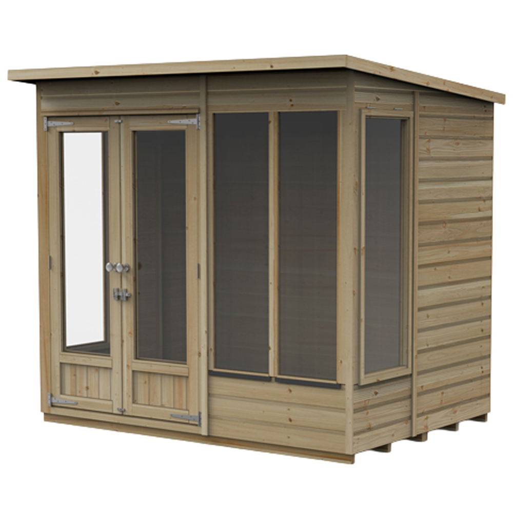 Forest Garden Beckwood 7 x 5ft Single Side Opening Pent Summerhouse Image 1