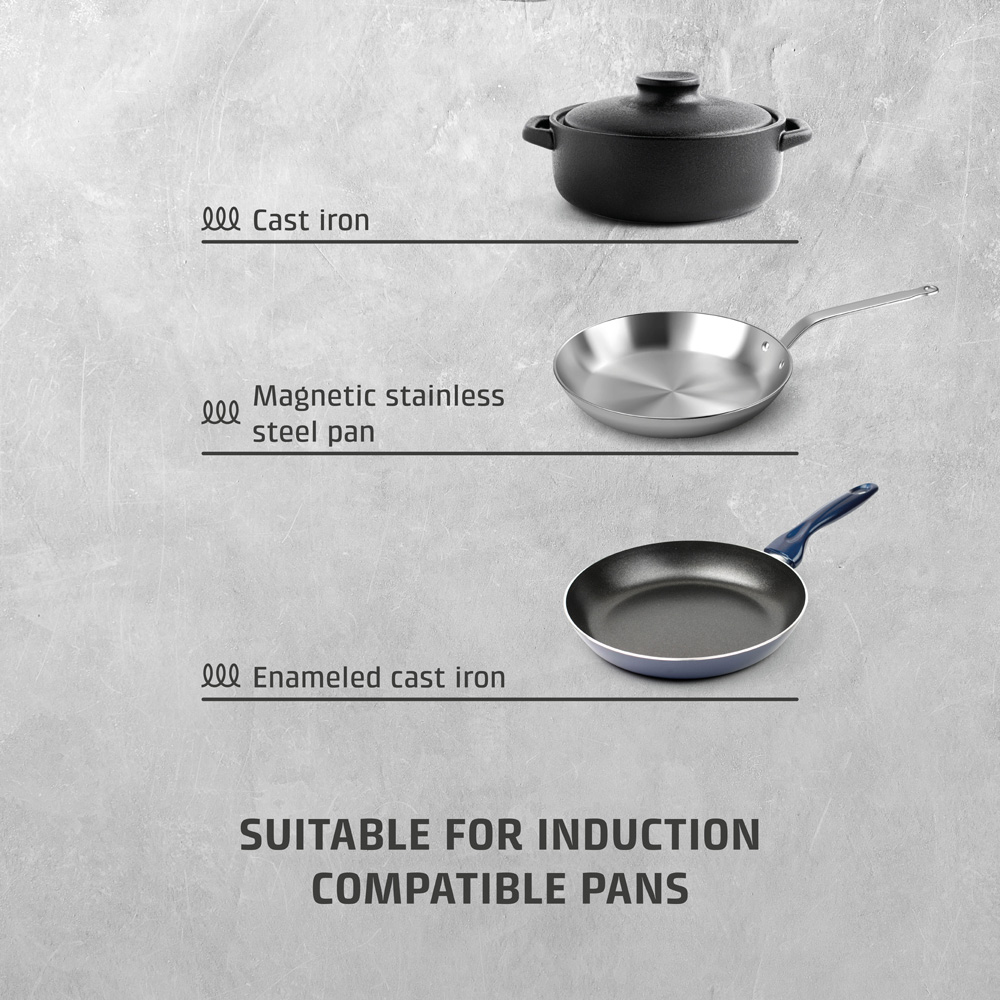 CASO Design Caso ProSlim 2000 Black Portable Induction Hob 2000W Image 4