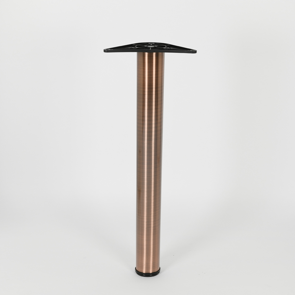 Rothley Stainless Steel Antique Copper Table and Worktop Leg Image 2