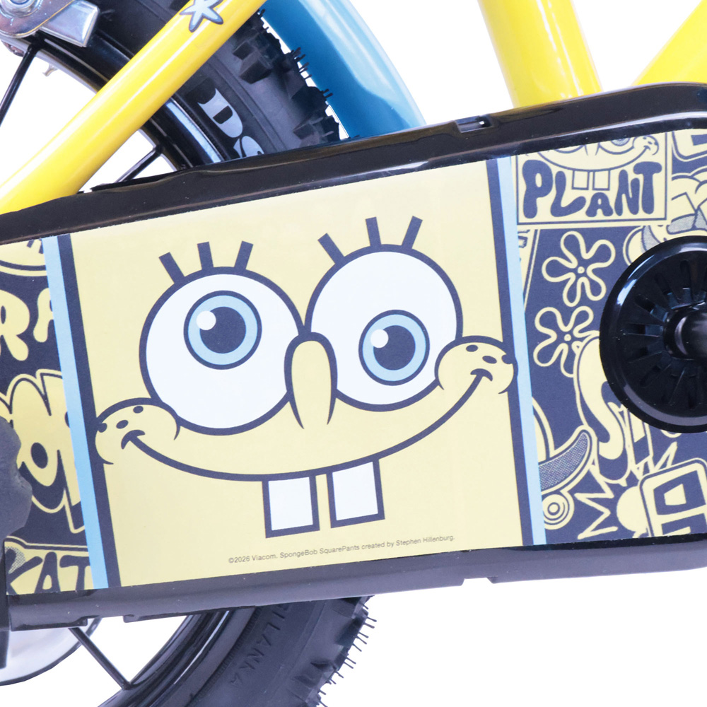 Denver Paramount SpongeBob SquarePants 14 inch Kids Bicycle with Training Wheels Image 5