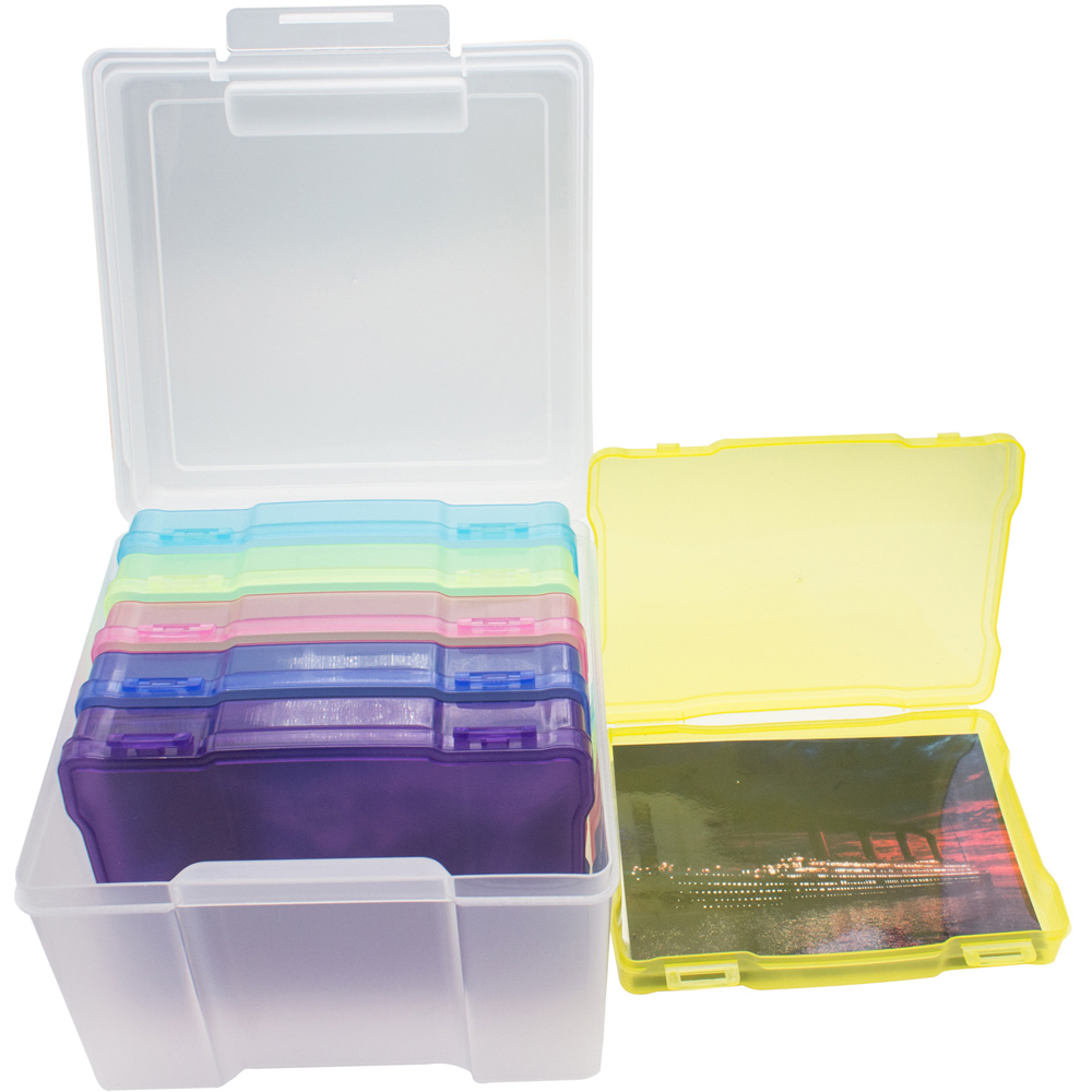 Avilo Multicolour Photo Storage Box 6 x 4 inch Image 5