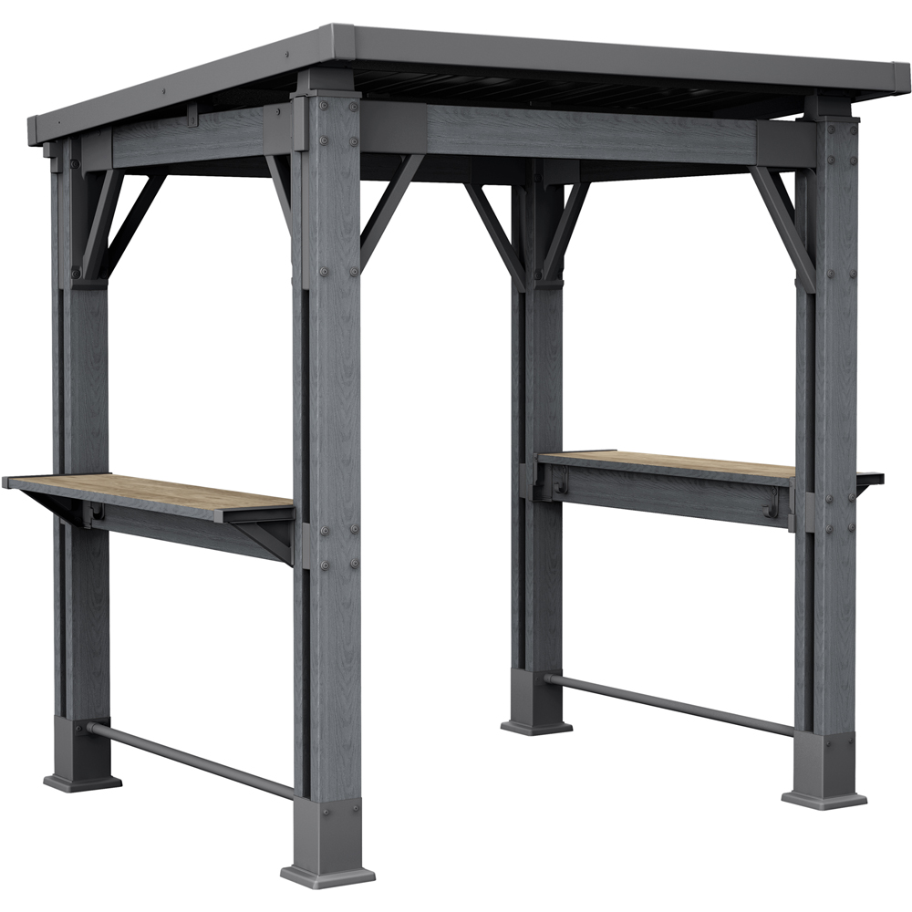 Keter Signature 2.5 x 2m Grey Ashwood Grill Gazebo Image 2