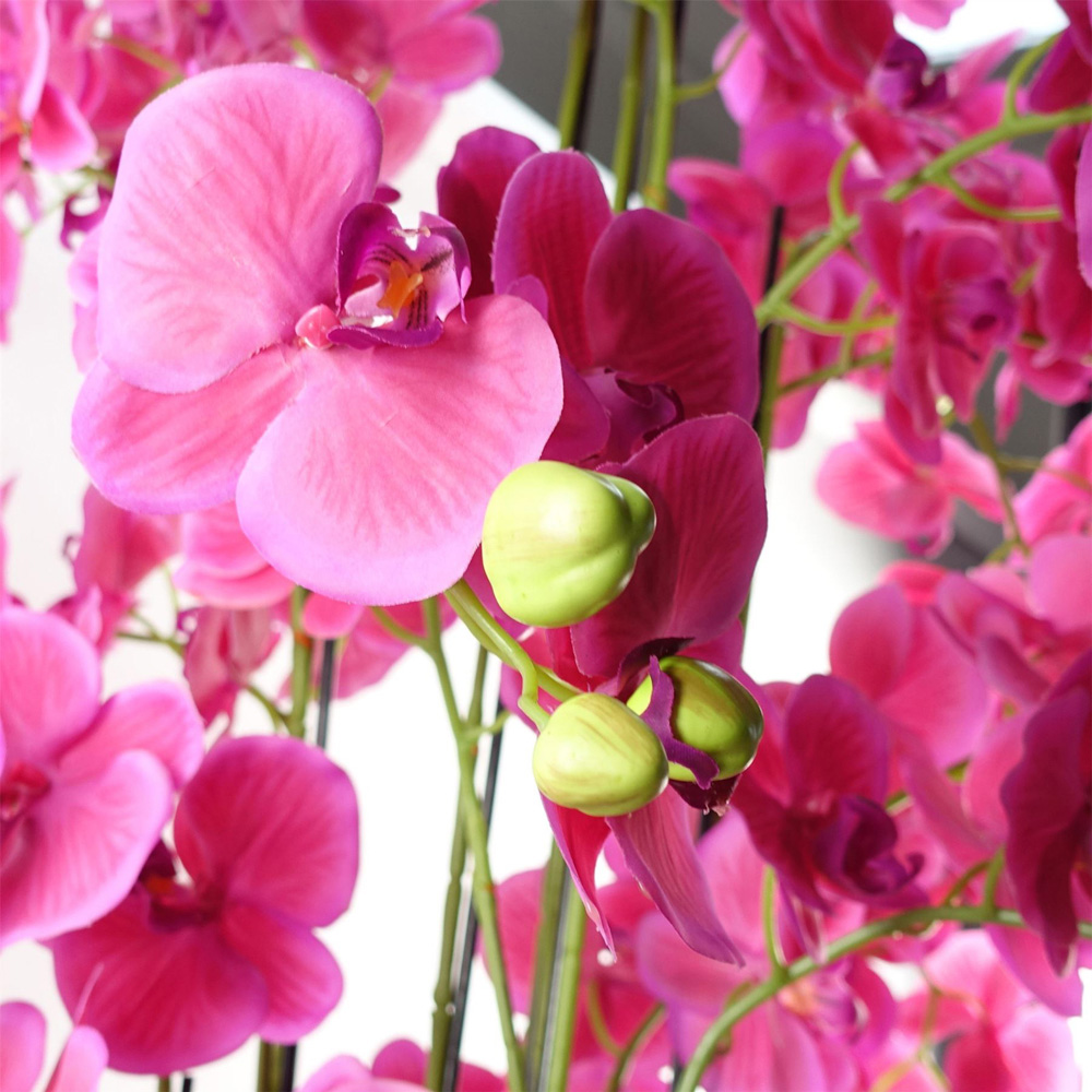 Botanik Giant Pink Orchid Artificial Plant in Pot 5ft Image 3