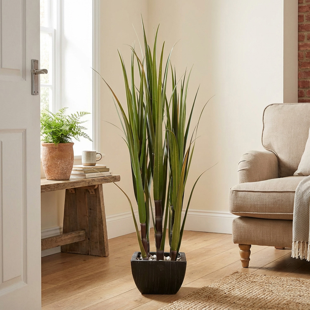 Faux Bamboo Tree in Pot Image 5