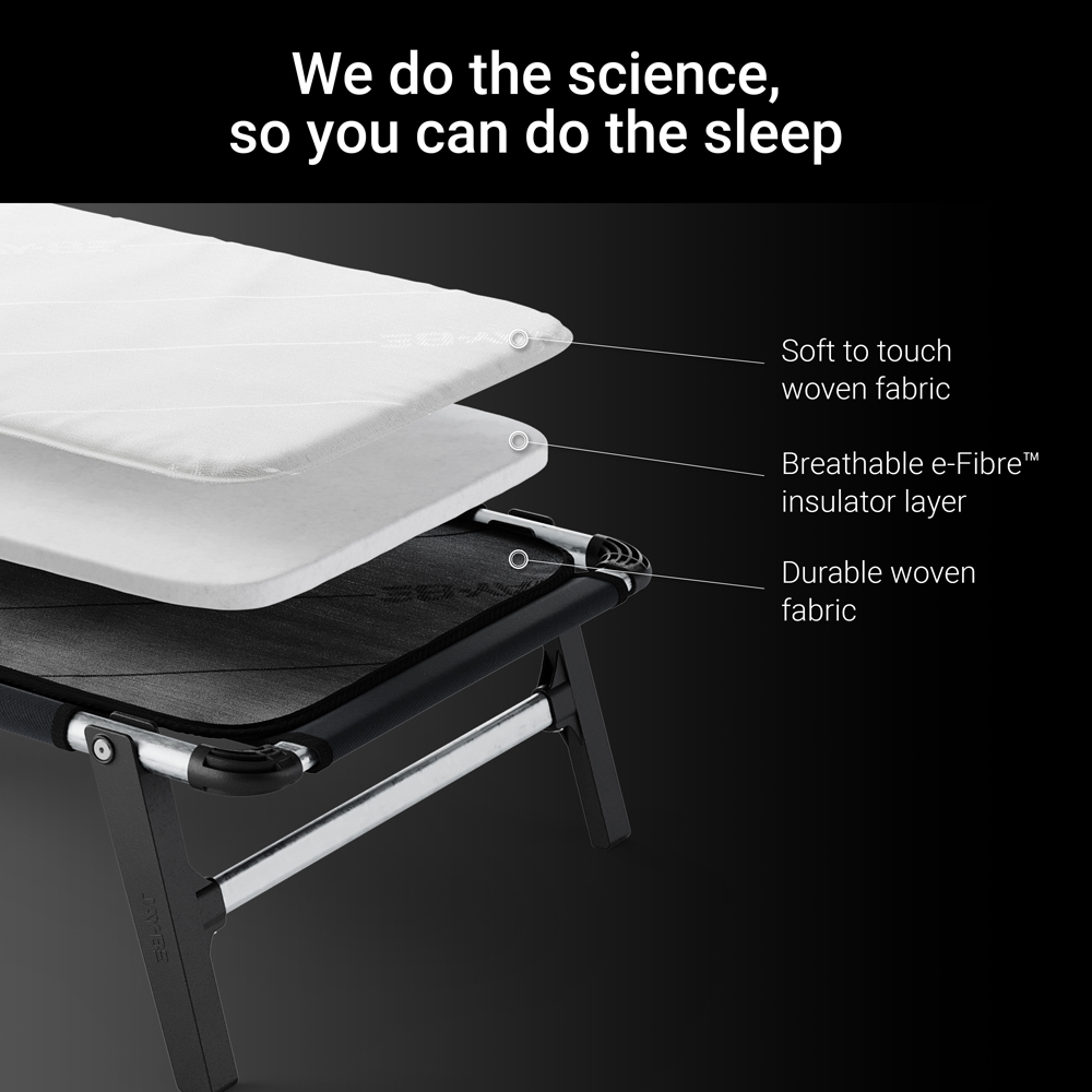 Jay-Be LE59 Single Lite Folding Bed with e-Fibre Insulator Pad Image 7