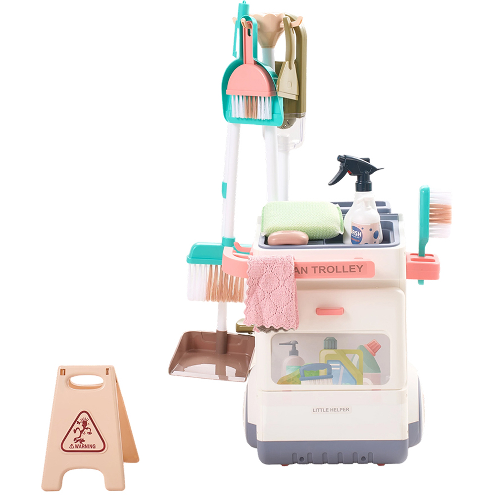 H&O Direct Kids 20 Piece Cleaning Pretend Play Set Image 1