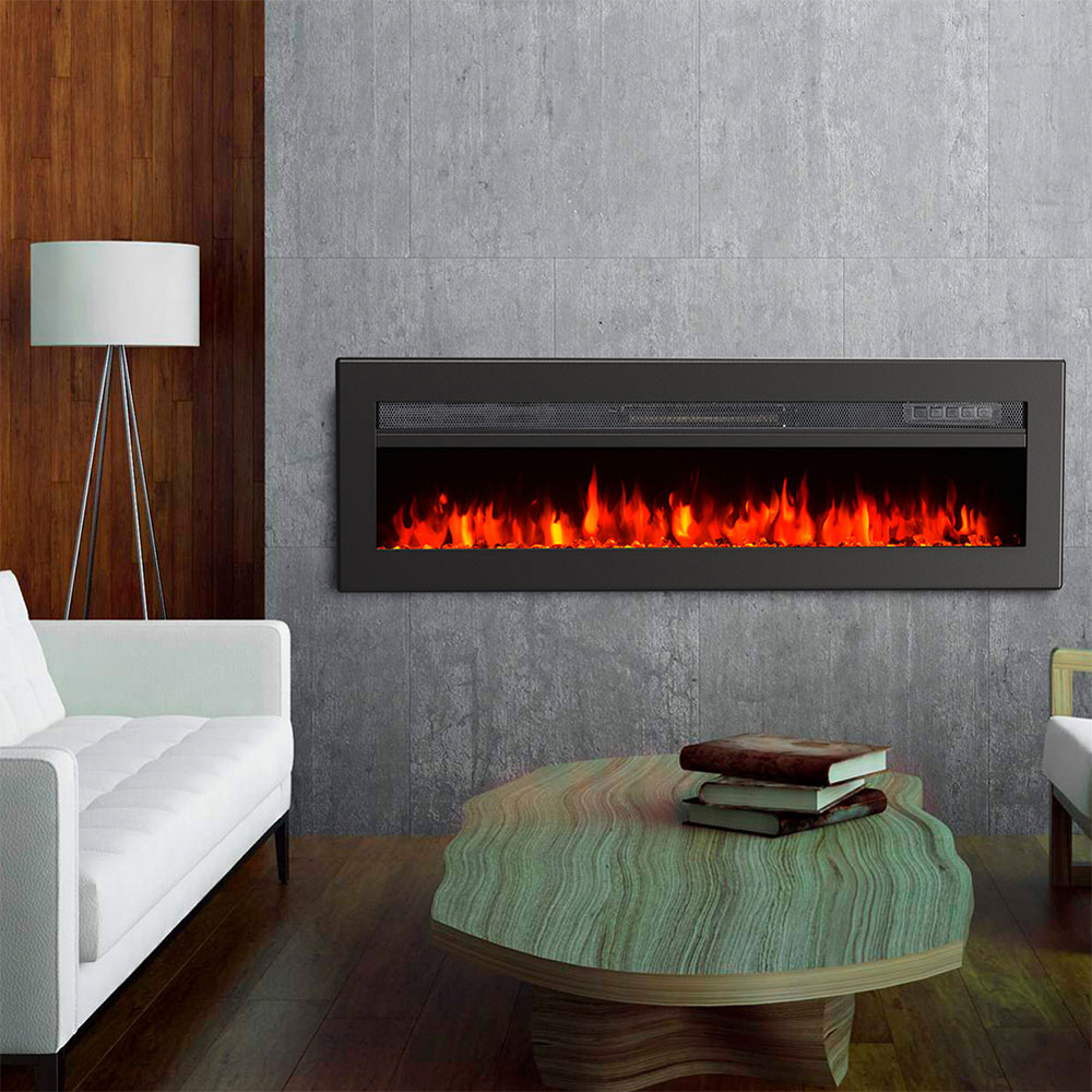 Living and Home Wall Mounted or Freestanding Electric Fireplace 40 Inch 1500W Image 3