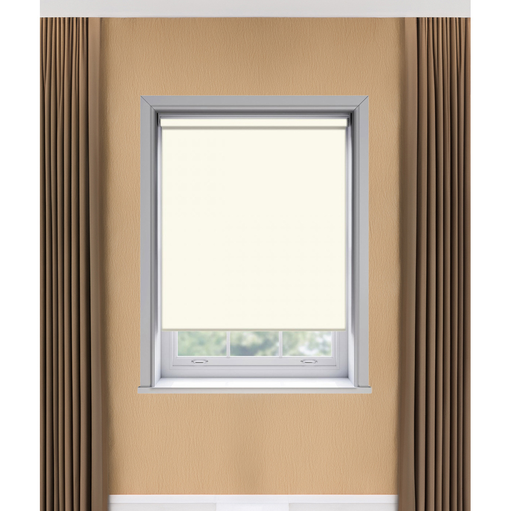 New Edge Blinds Thermal Blackout Roller Blind Cream 75cm Image 3
