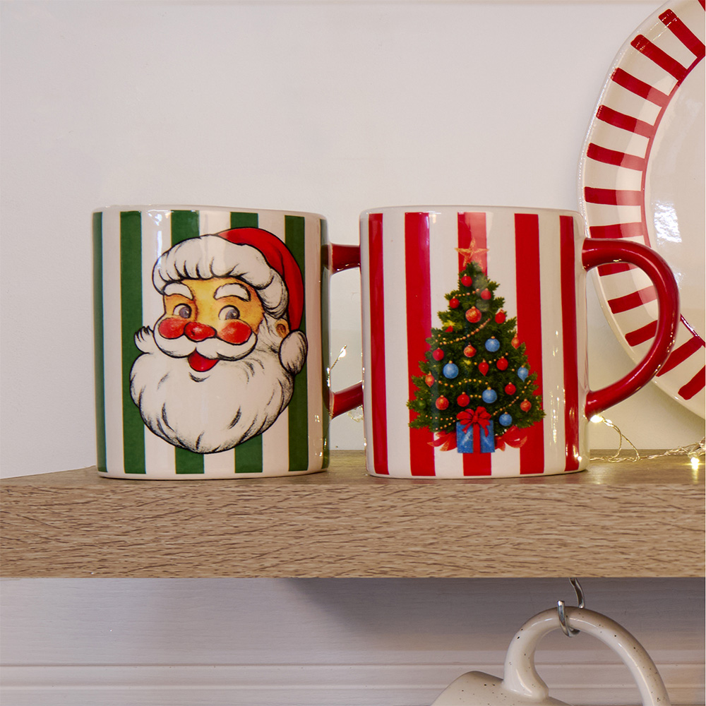 Retro Christmas Mug Image 2