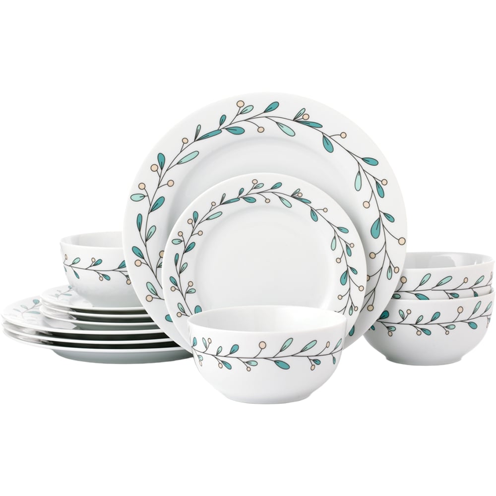 Waterside Mistletoe 12 Piece Dinner Set Image 1
