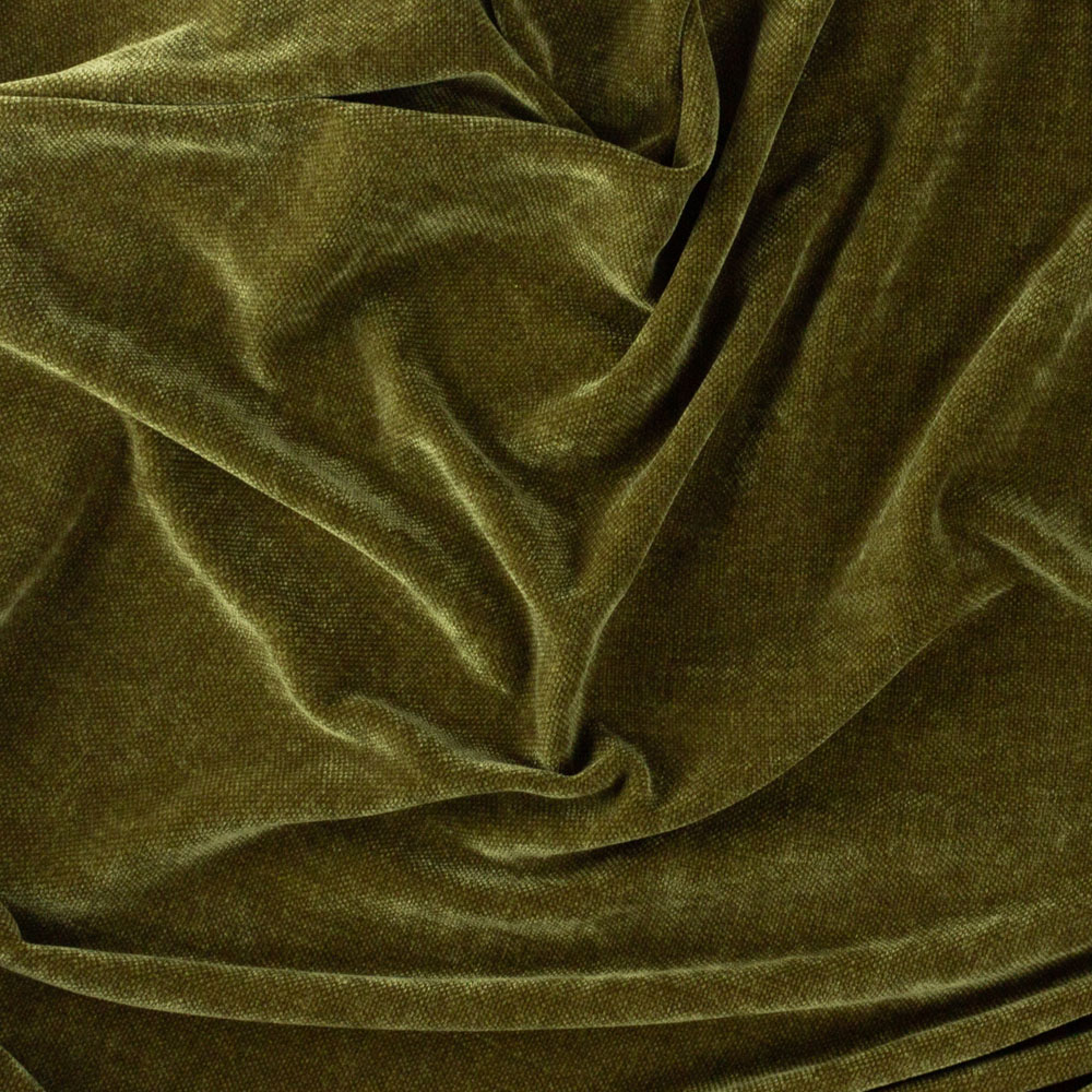 Yard Olive Heavy Chenille Velvet Throw 150 x 200cm Image 3