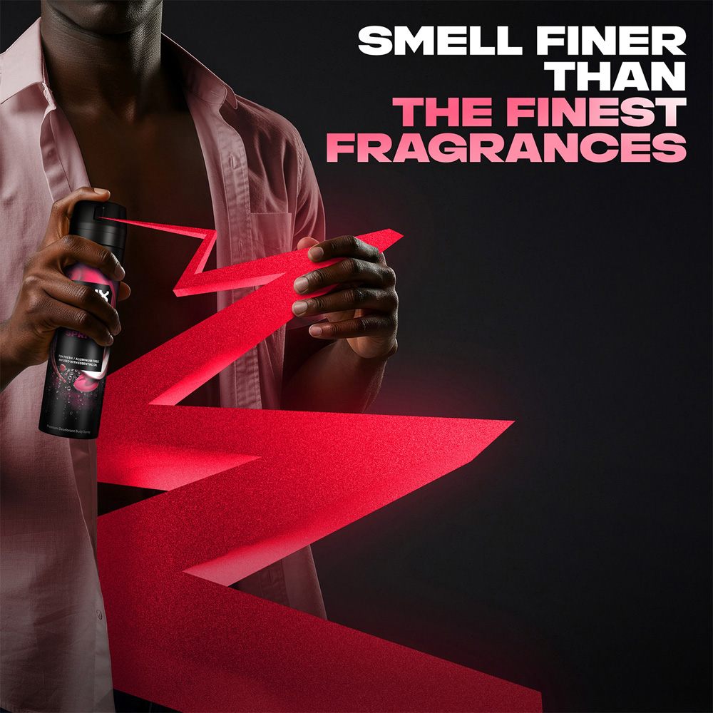 Lynx Fine Fragrance Collection Cherry Spritz Deodorant Body Spray 200ml 6 Pack Image 5