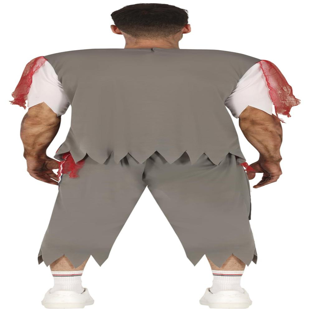 Fiestas Guirca Adult Zombie Rugby Player Grey Costume Medium Image 3