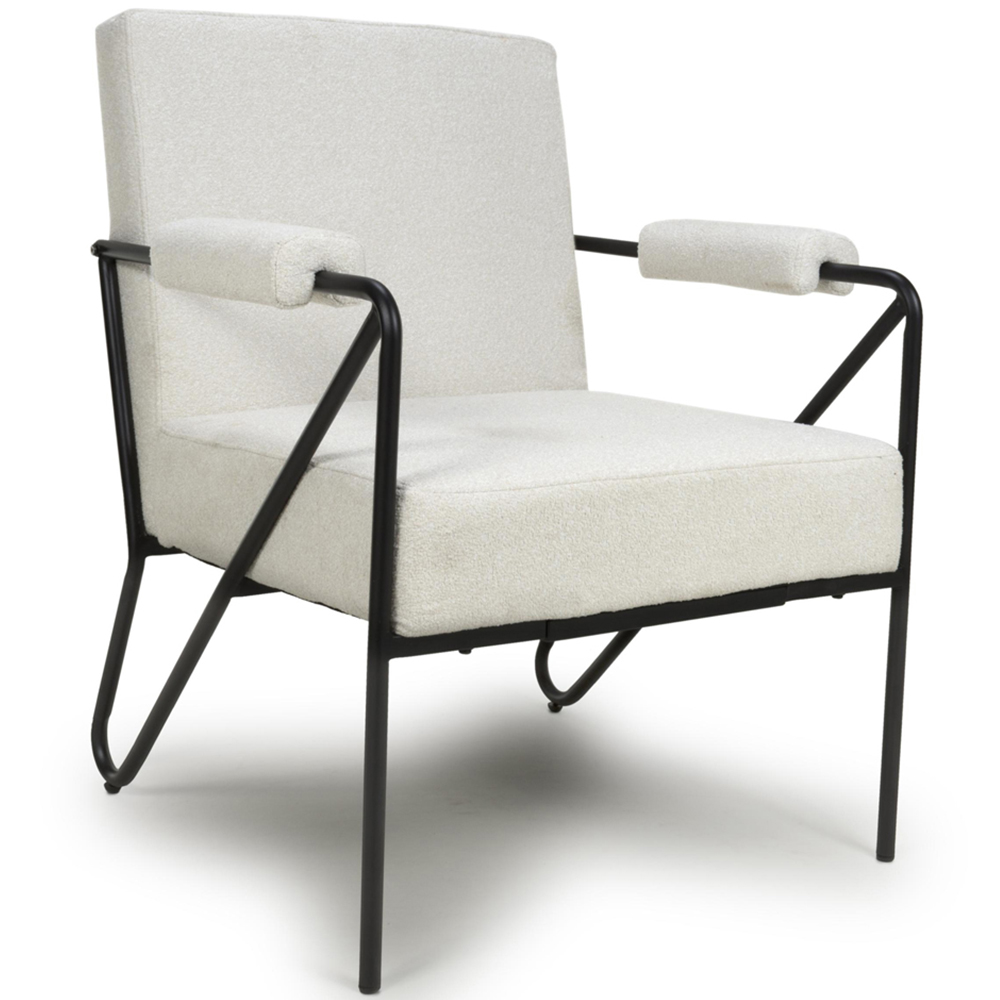 Oslo Speckled Natural Armchair Image 2