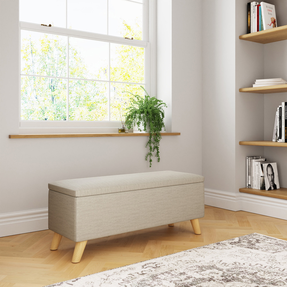 GFW Secreto Natural Storage Ottoman Image 7