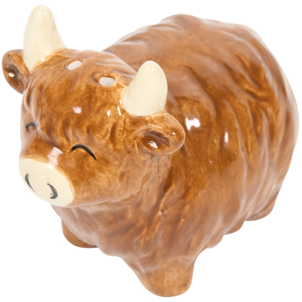 Highland Cow 3D Salt and Pepper Set Brown Image 4