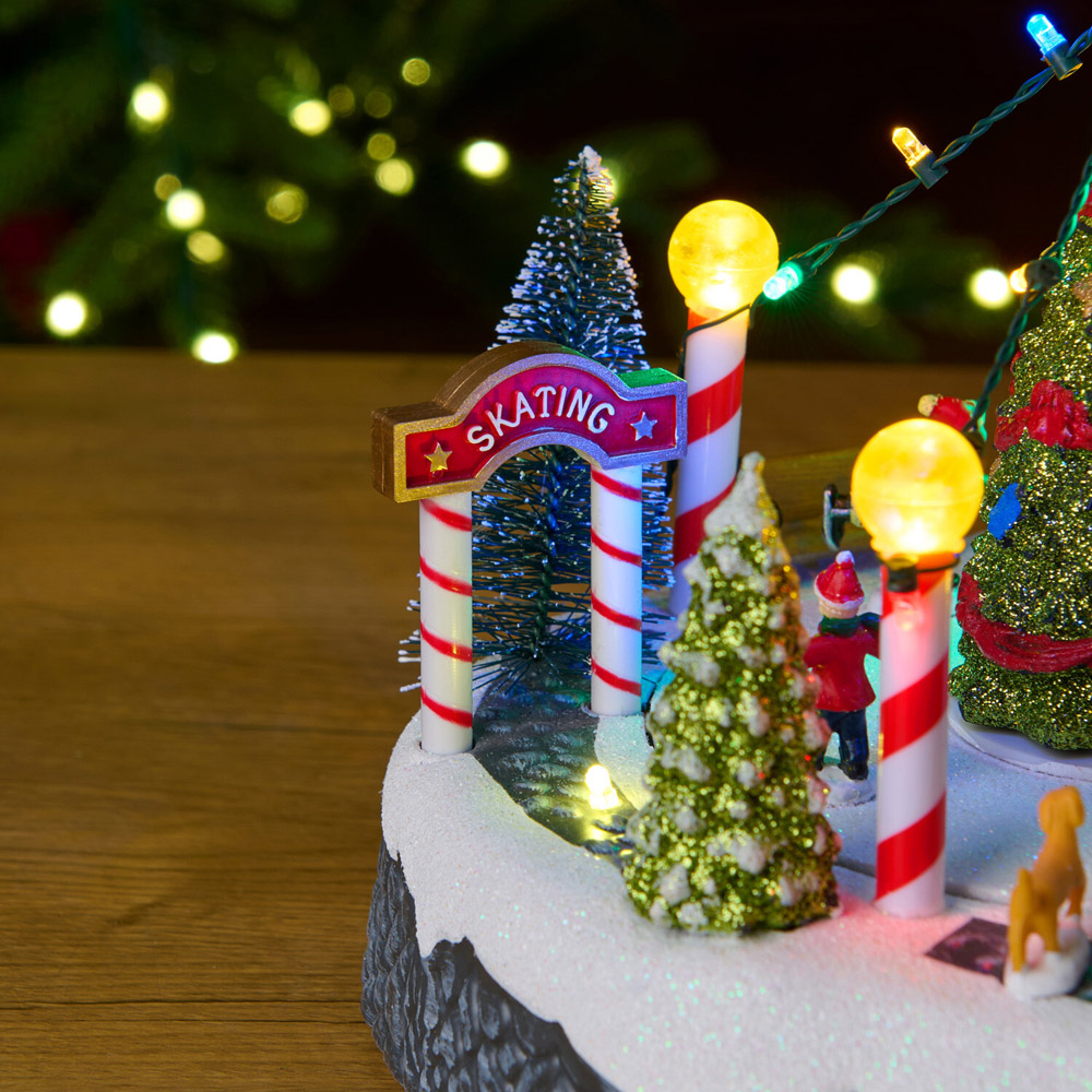 LED Christmas Tree Village Model Image 3
