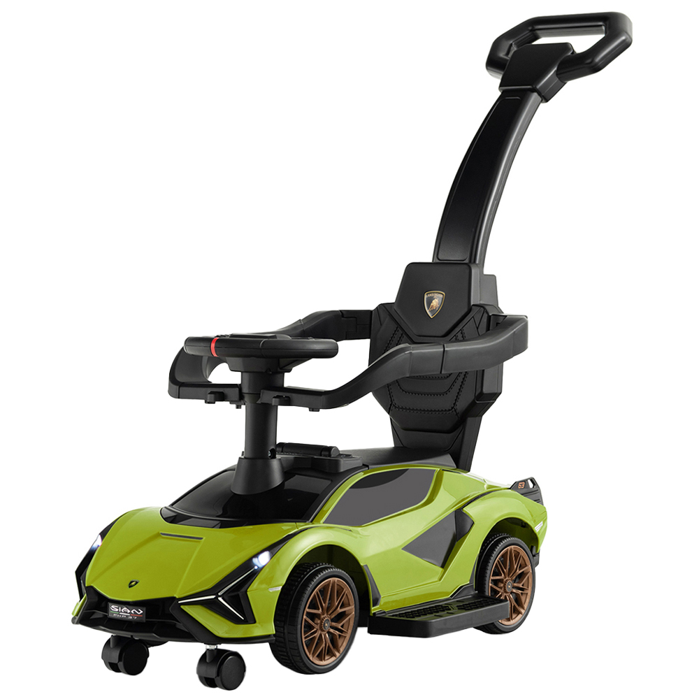 Costway Green 3 in 1 Ride On Push Car Image 1
