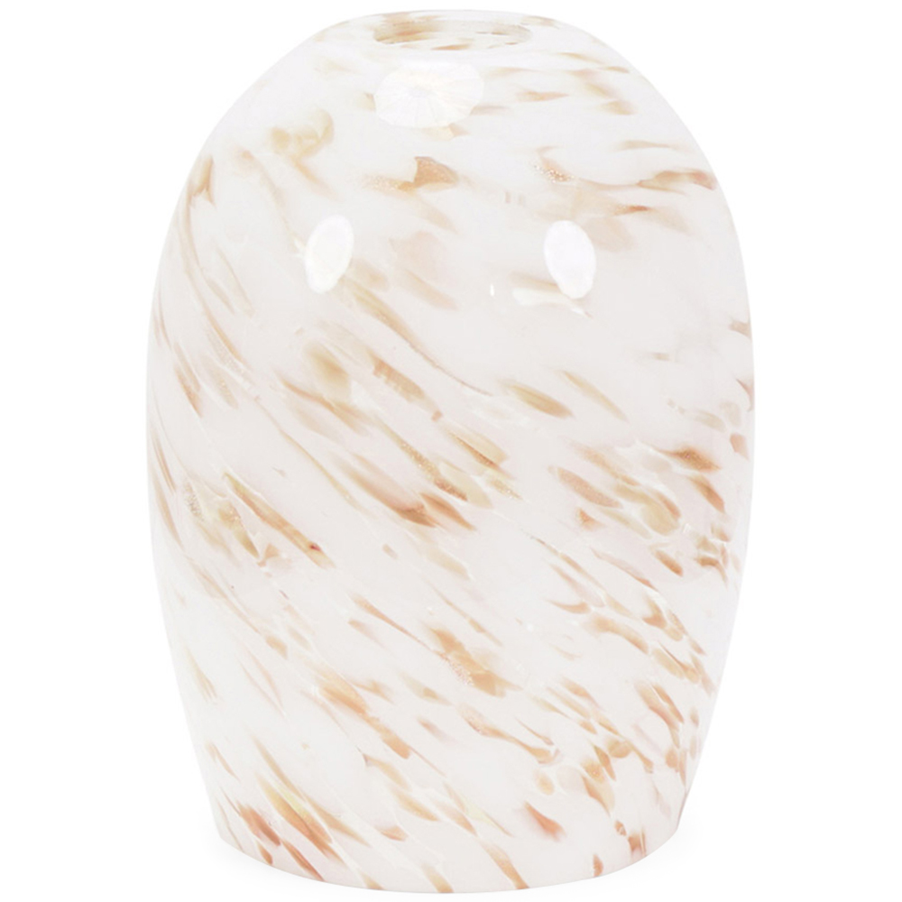 ValueLights India White Gold Confetti Glass Pendant Shade Image 1
