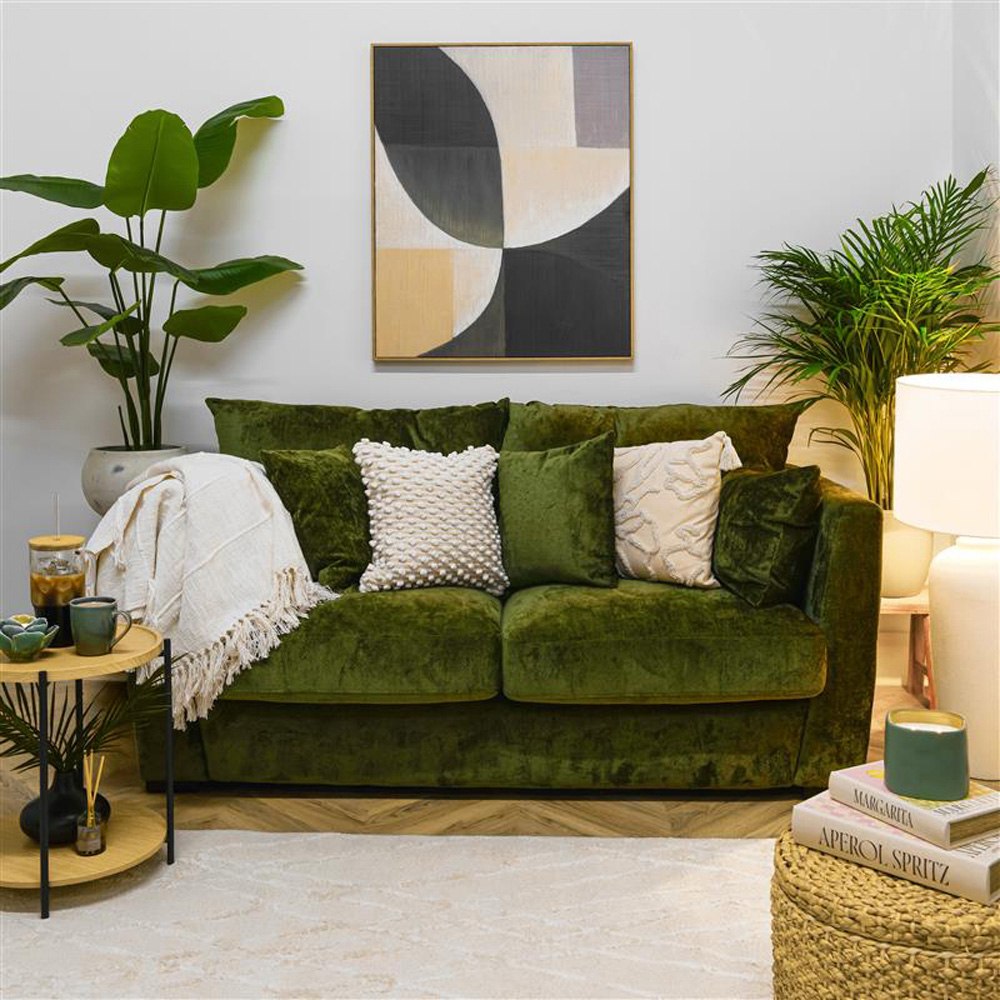 Osprey 3 Seater Green Sofa Image 3