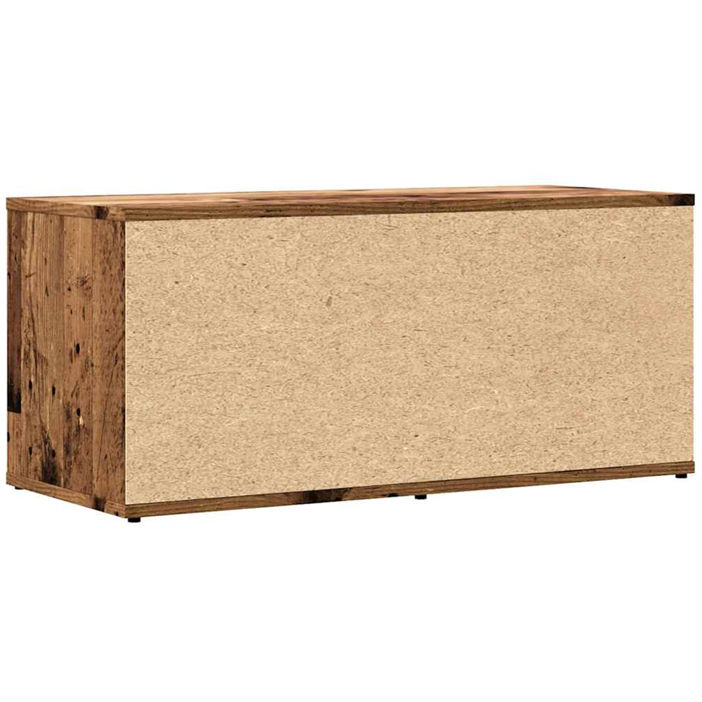 vidaXL Single Door 2 Drawer Old Wood TV Cabinet Image 6